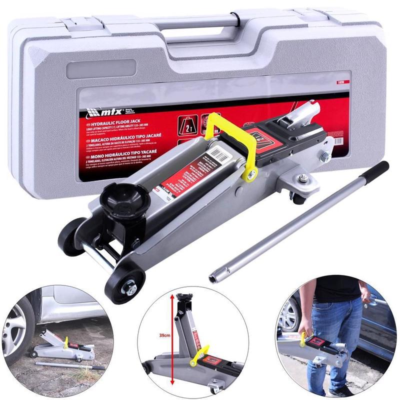 Macaco Hidraulico Jacare 02 toneladas 135-385mm 510289 - Mtx